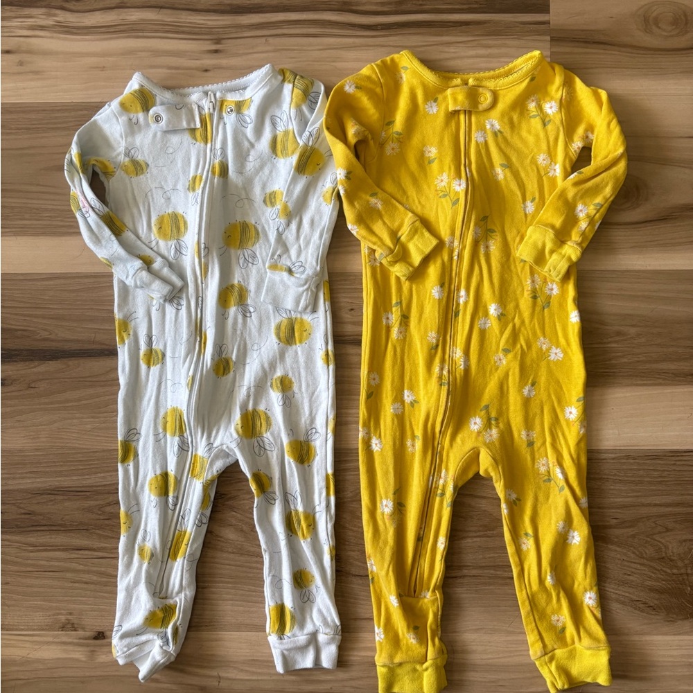 Carter's Yellow and White One Piece
